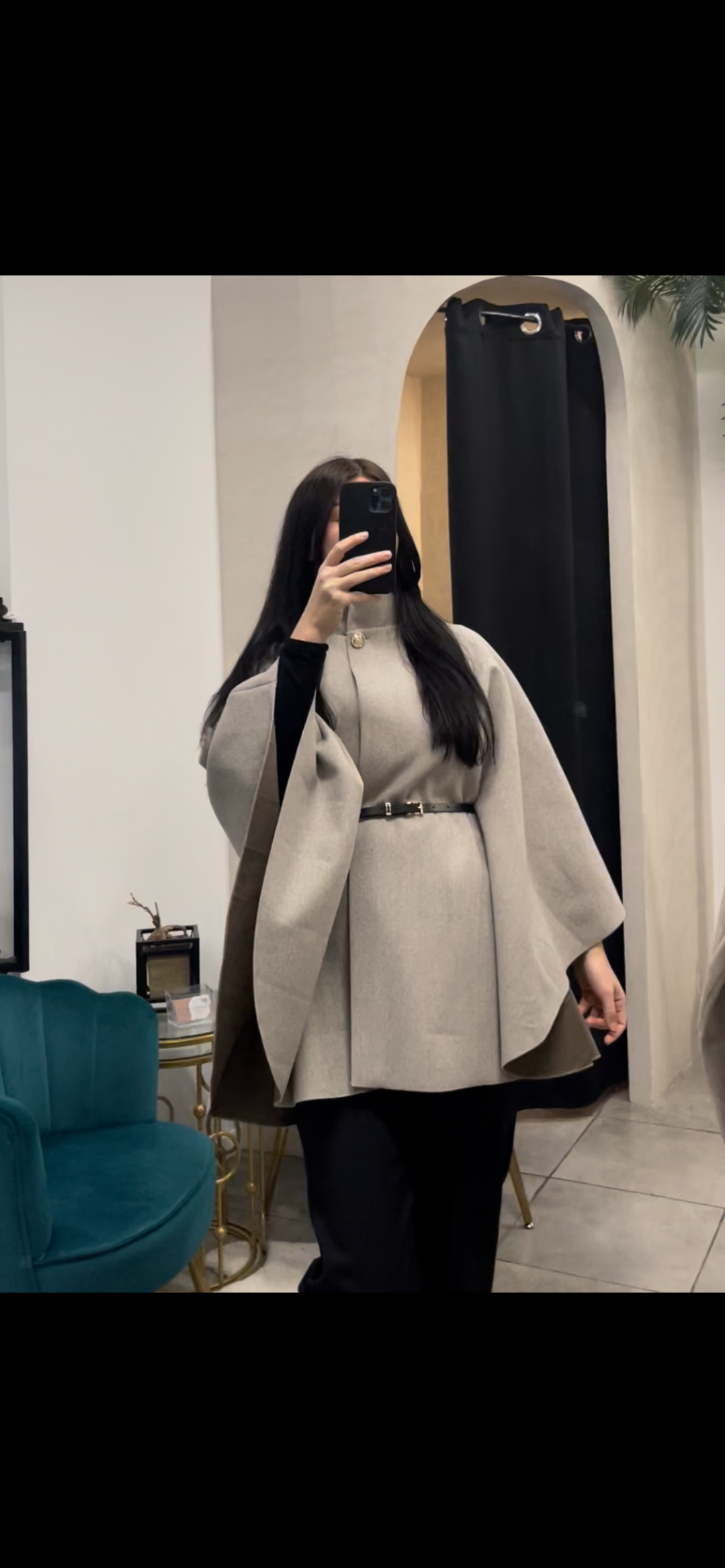 Cape avec ceinture