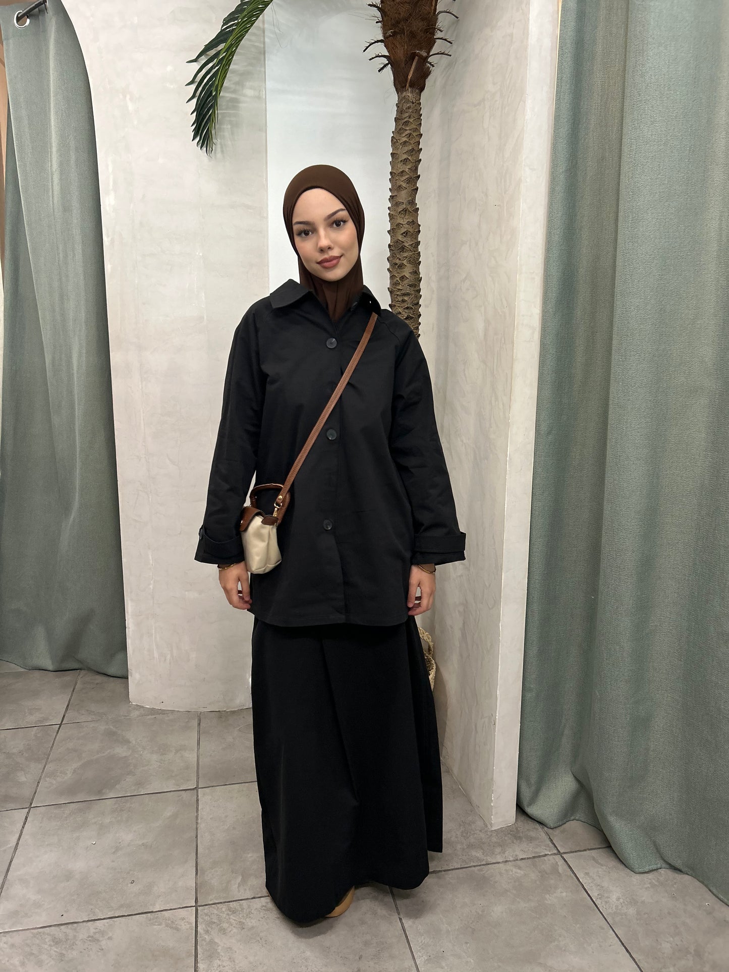 Ensemble trench et jupe