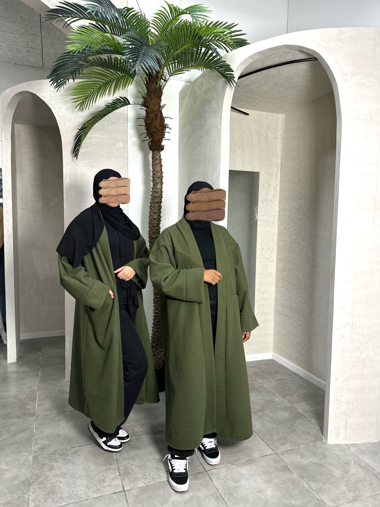 MANTEAU KIMONO KAKI