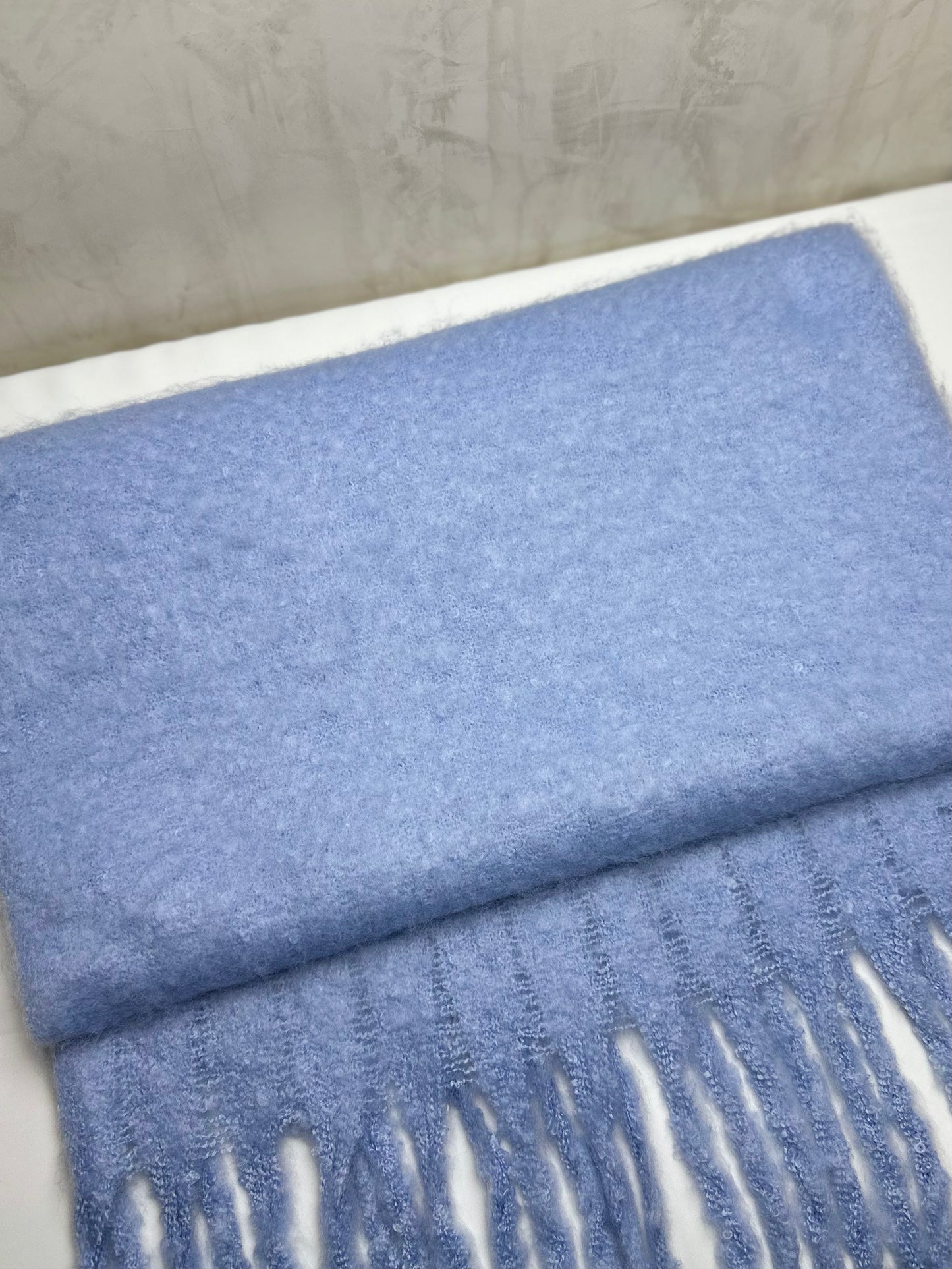 ECHARPE BLEU CLAIR