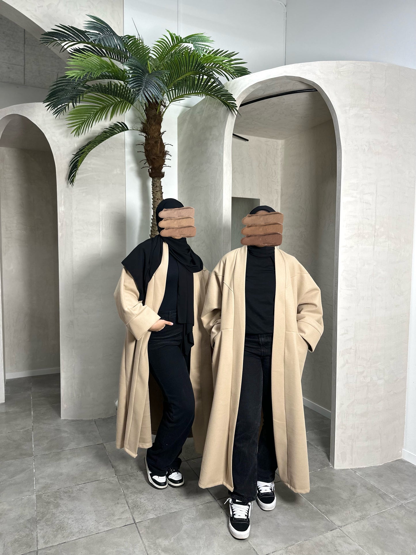 MANTEAU KIMONO BEIGE