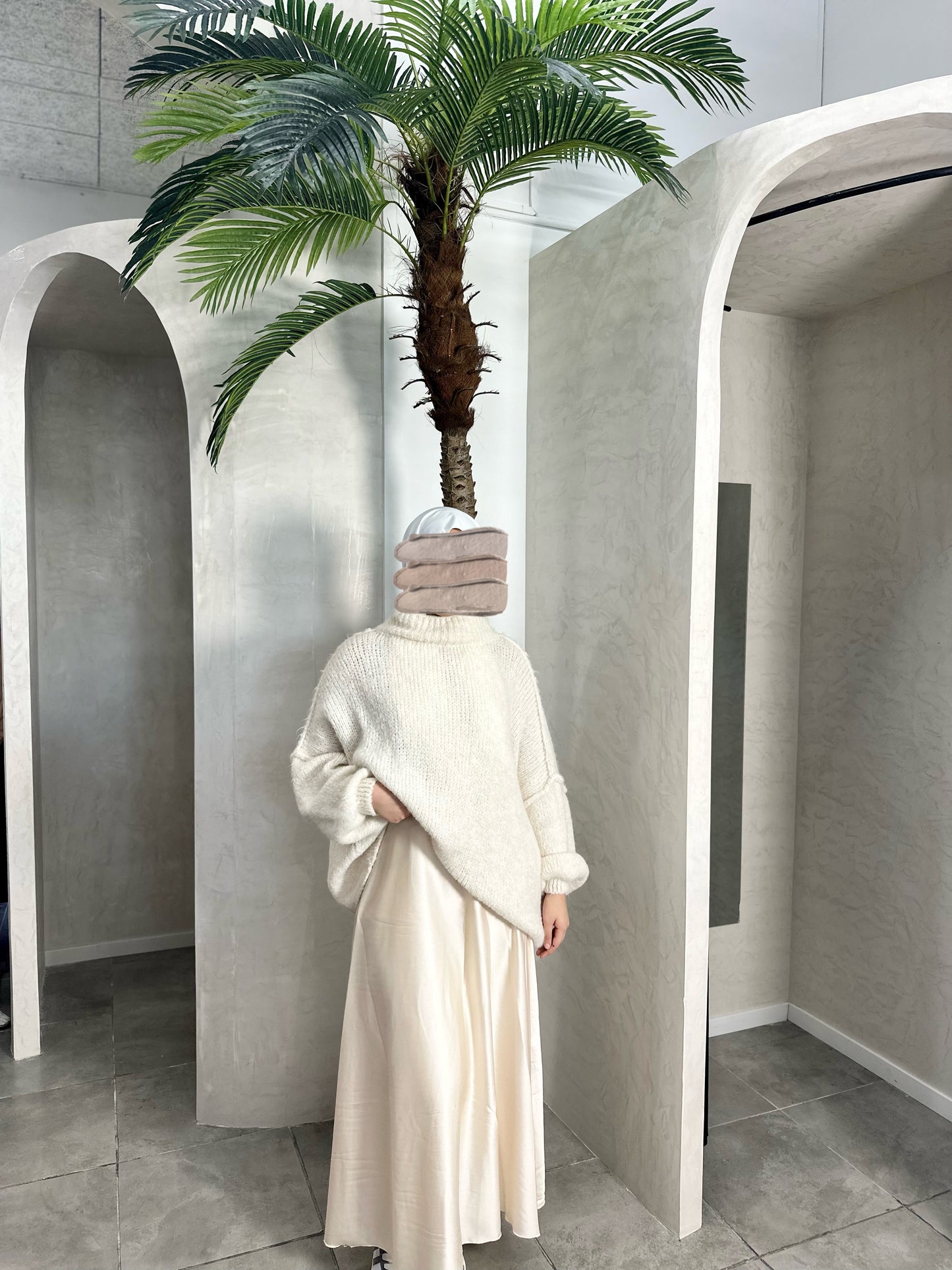 PULL À MANCHES BOUFFANTES ÉCRU