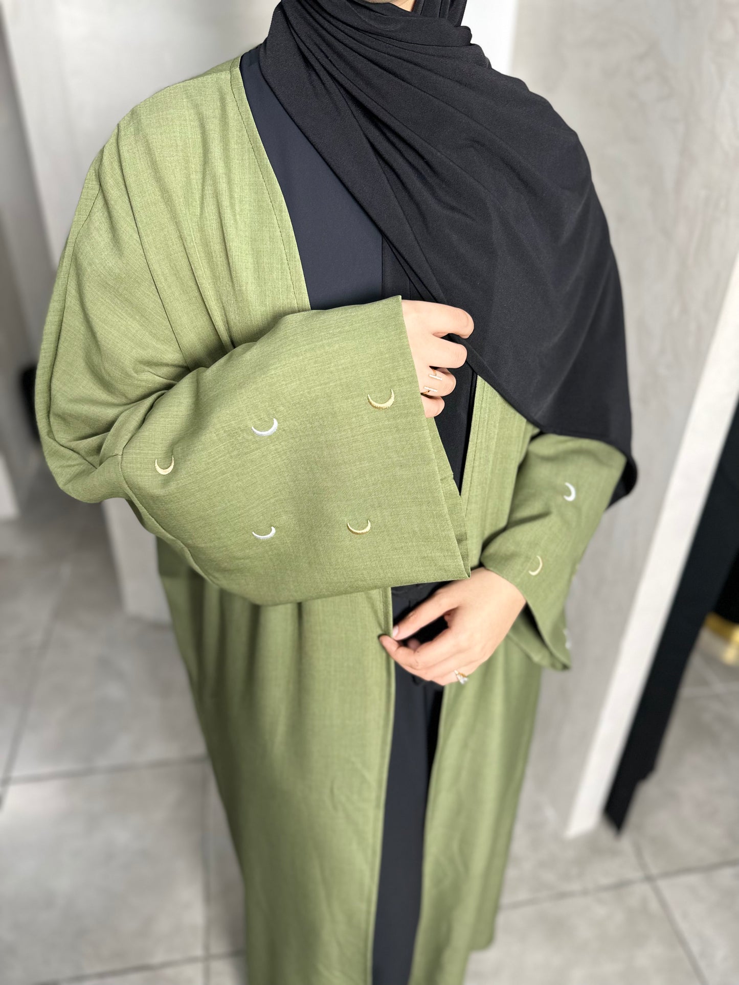 KIMONO LUNE KAKI