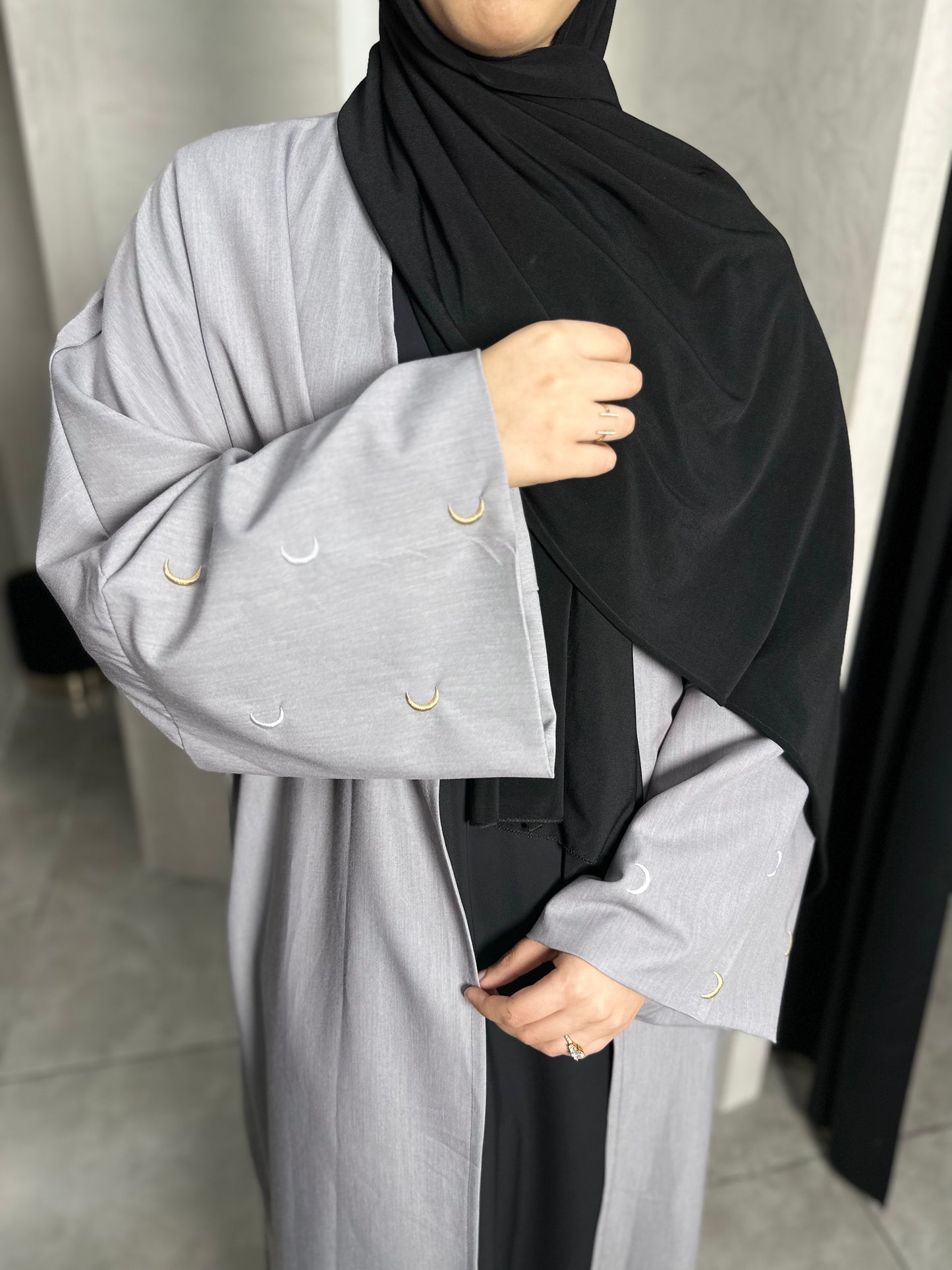 KIMONO LUNE GRIS